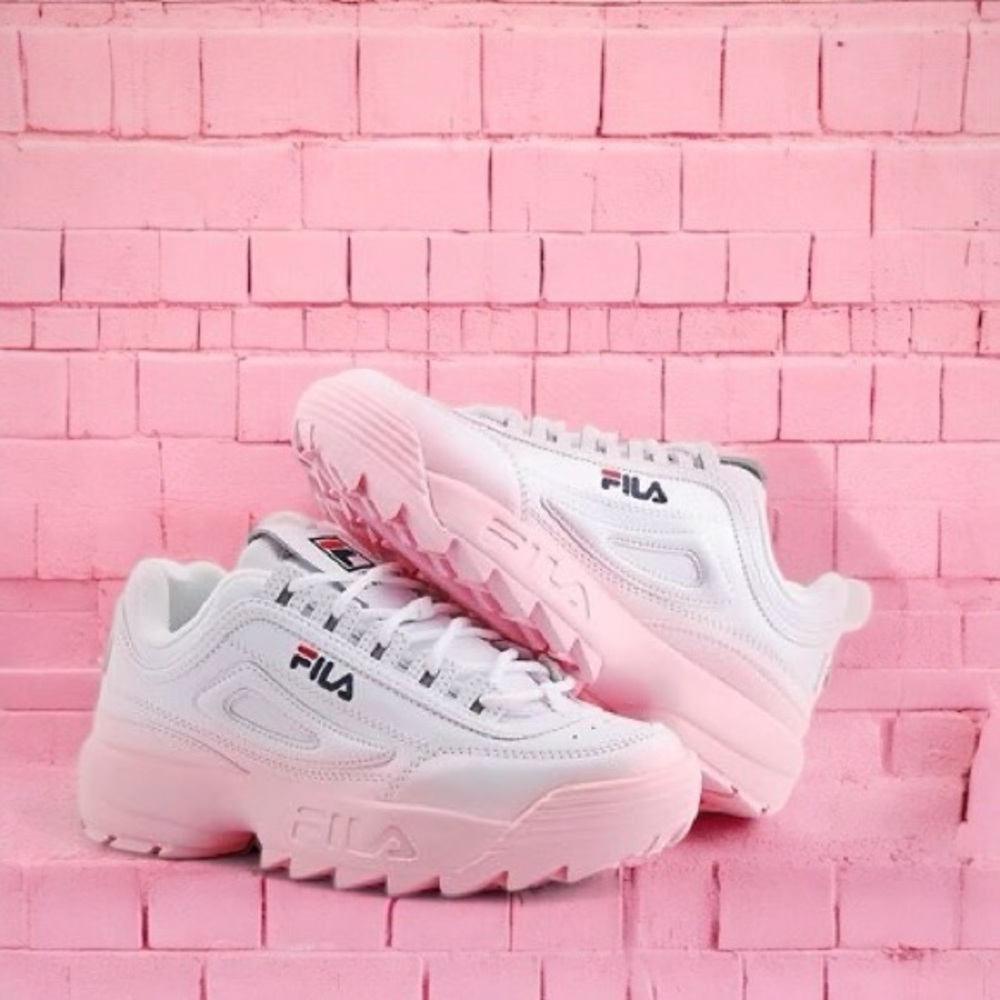 🎀FILA🎀 disruptor 2 premium faded pink